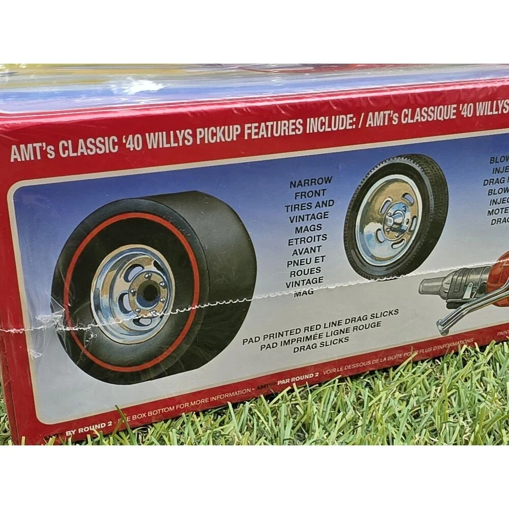 AMT 1940 Willys Pickup Coke Plastic Model Truck Kit #1145 1/25 New Sealed*Rip In